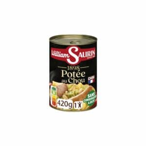 Plat Individuel Potée aux Choux WILLIAM SAURIN 420g
