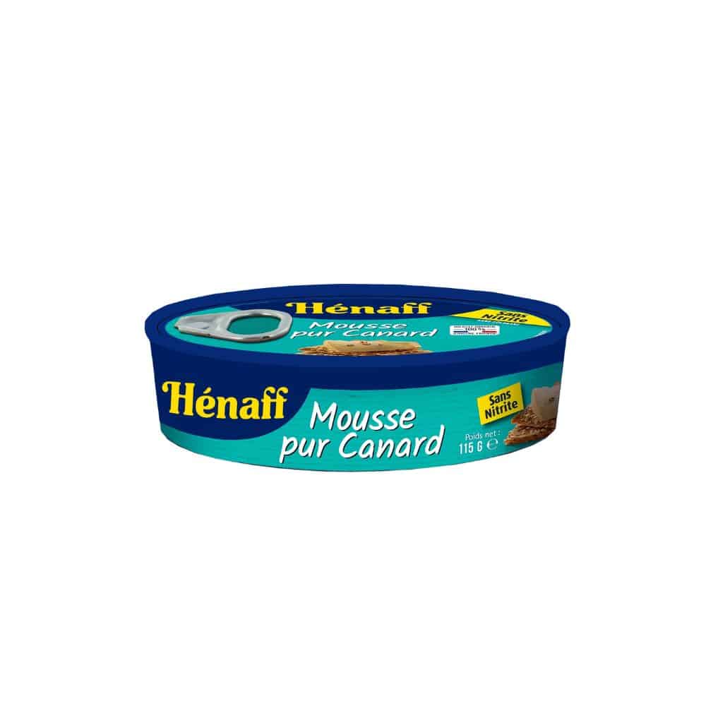 Mousse de canard qualité supérieure HENAFF 3x78g