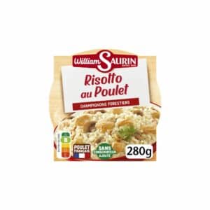 Plat Cuisiné Risotto Poulet Champignons Forestiers WILLIAM SAURIN 280g